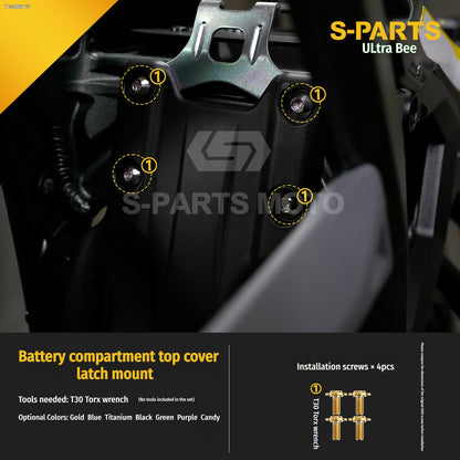 SPARTS Titanium Bolt Kit for Ultra Bee | Full Motorcycle Upgrade Set