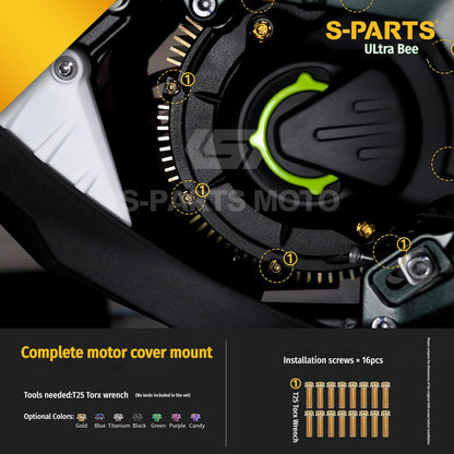 SPARTS Titanium Bolt Kit for Ultra Bee | Full Motorcycle Upgrade Set