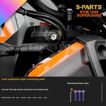 SPARTS Titanium Alloy Fasteners Compatible with KTM Super Duke 1290