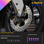 SPARTS Titanium Bolt Set for 2023 XMAX300 | Yamaha Motorcycle Titanium Bolt Upgrade