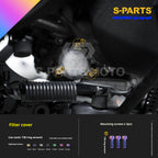 SPARTS Titanium Bolt Kit for 2021 Yamaha XMAX 300 Motorcycle Upgrade