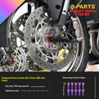 SPARTS Titanium Screw Set for Triumph Street Triple RS –CNC Titanium Upgrade Kit