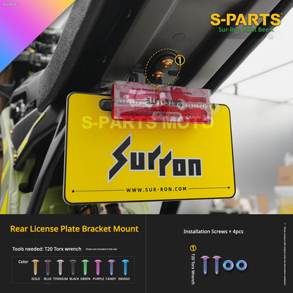 S-PARTS TC4 Titanium Full Bolt Kit for Sur-Ron Light Bee X (2025 Model)