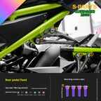 SPARTS TC4 Titanium Bolt Kit for Kawasaki Z900 2021 | Motorcycle Titanium Bolt Upgrade