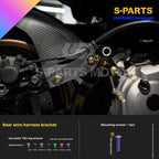 SPARTS Titanium Bolt Kit for 2021 Yamaha XMAX 300 Motorcycle Upgrade