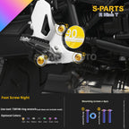 SPARTS BMW RnineT Titanium Alloy Motorcycle Bolt Upgrade Kit