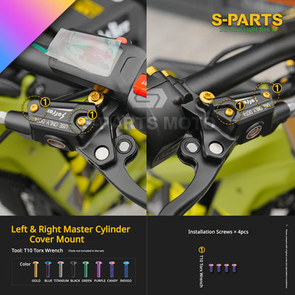 S-PARTS TC4 Titanium Full Bolt Kit for Sur-Ron Light Bee X (2025 Model)