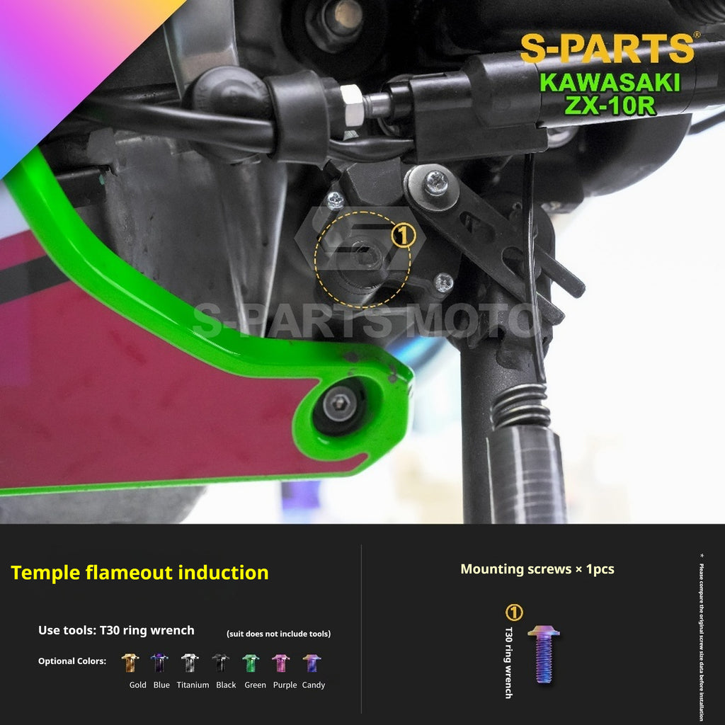 SPARTS Titanium Screw Set for Kawasaki ZX-10R 2023 –  CNC Titanium Upgrade Kit