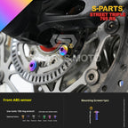 SPARTS Titanium Screw Set for Triumph Street Triple RS –CNC Titanium Upgrade Kit