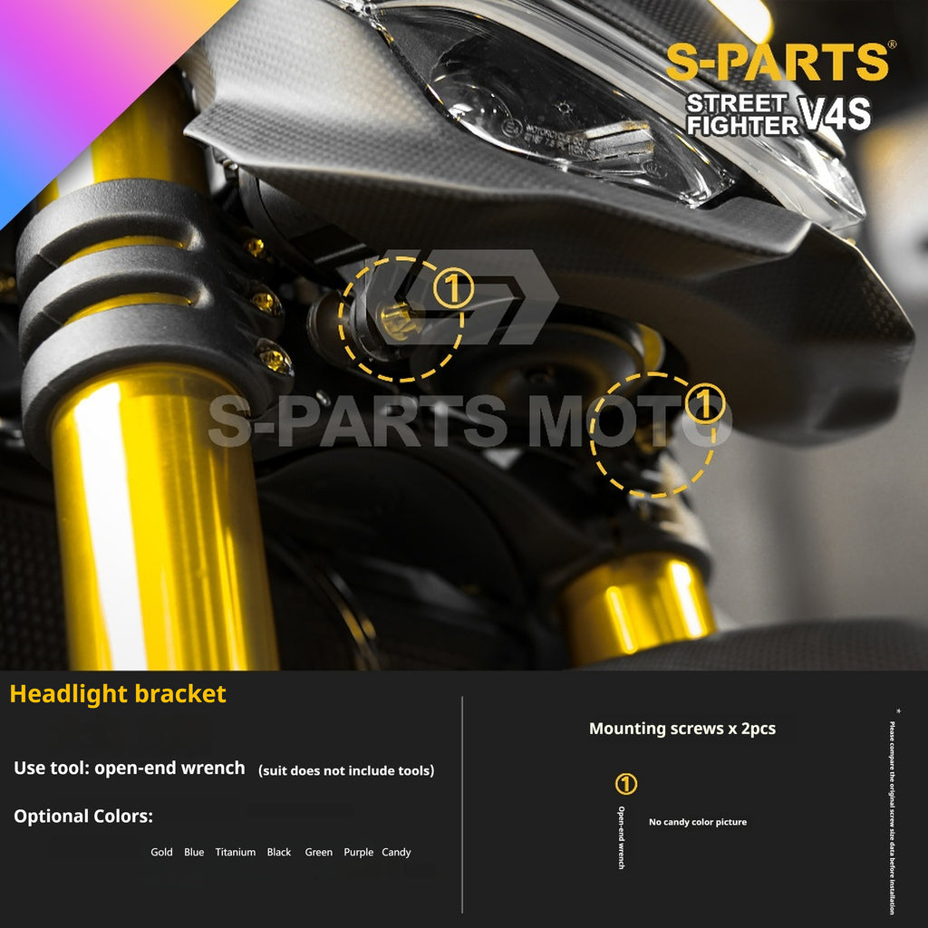 SPARTS Titanium Bolt Kit for Ducati Streetfighter V4S
