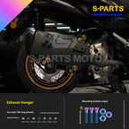 SPARTS Titanium Bolt Kit for 2021 Yamaha XMAX 300 Motorcycle Upgrade