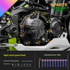 SPARTS TC4 Titanium Bolt Kit for Kawasaki Z900 2021 | Motorcycle Titanium Bolt Upgrade
