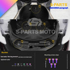 SPARTS Titanium Bolt Set for 2023 XMAX300 | Yamaha Motorcycle Titanium Bolt Upgrade