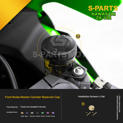 S-PARTS Grade 5 (TC4) Titanium Fasteners Kit for Kawasaki Ninja ZX-10R (2023)