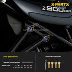 SPARTS Titanium Screw Set for Kawasaki Z900RS – Motorcycle Upgrade Kit