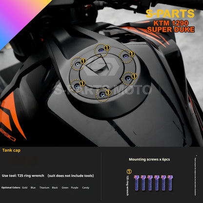 SPARTS Titanium Alloy Fasteners Compatible with KTM Super Duke 1290