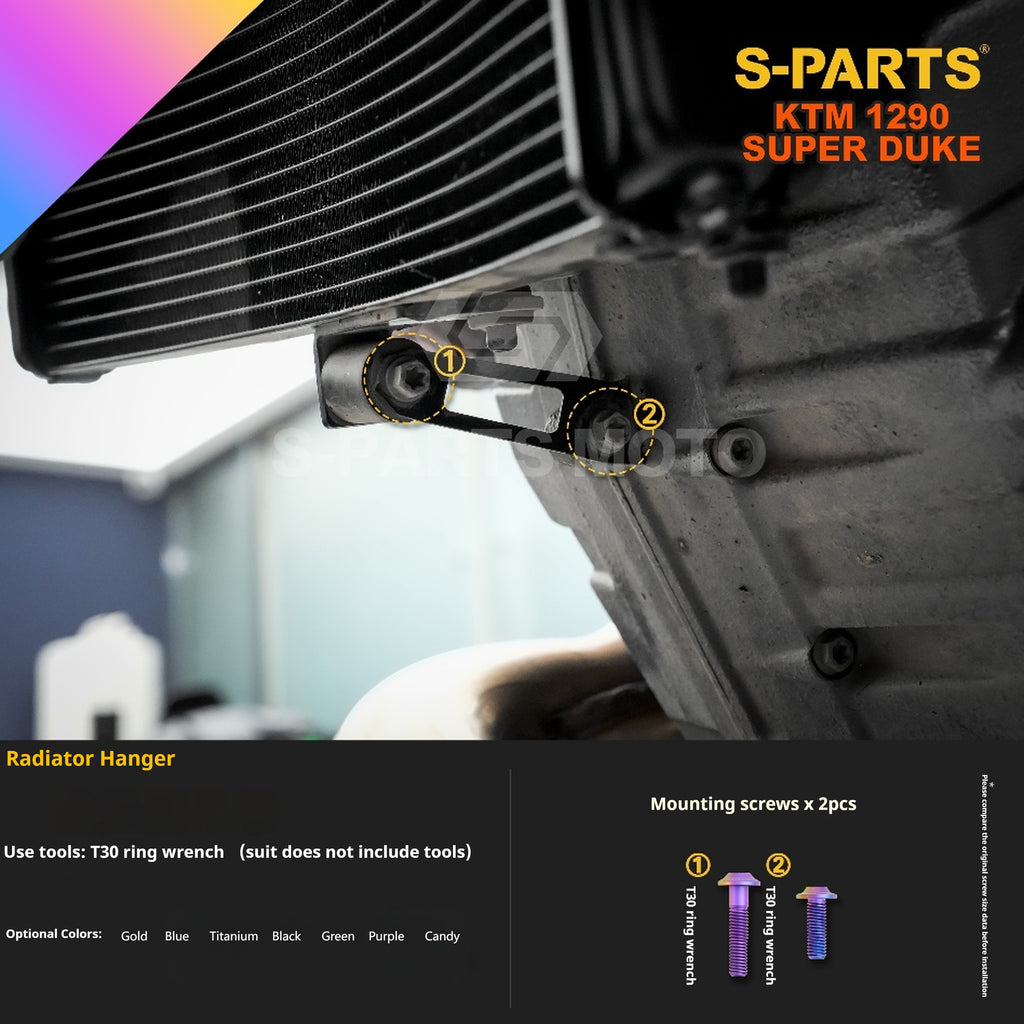 SPARTS KTM Super Duke 1290 · Full TC4 Titanium Bolt Kit｜Motorcycle Upgrade Set