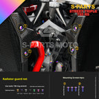 SPARTS Titanium Screw Set for Triumph Street Triple RS –CNC Titanium Upgrade Kit