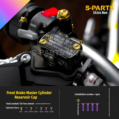 SPARTS Titanium Bolt Kit for Ultra Bee | Full Motorcycle Upgrade Set