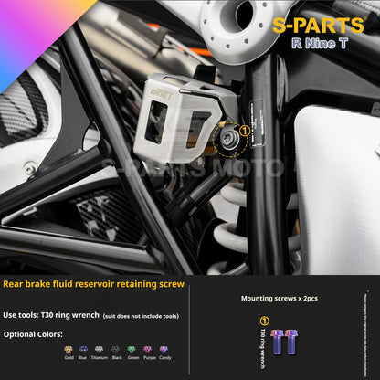 SPARTS BMW RnineT Titanium Alloy Motorcycle Bolt Upgrade Kit