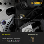 SPARTS Titanium Screw Set for Kawasaki Z900RS – Motorcycle Upgrade Kit