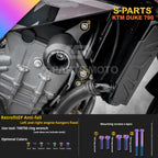 SPARTS TC4 Titanium Bolt Kit Compatible with KTM DUKE 790 – Full Motorcycle Fastener Upgrade