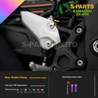 SPARTS TC4 Titanium Bolt Kit for Kawasaki ZX-4RR | Motorcycle Titanium Bolt Upgrade
