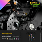 SPARTS TC4 Titanium Bolt Kit for Kawasaki ZX-4RR | Motorcycle Titanium Bolt Upgrade