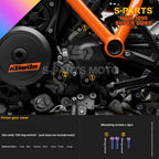 SPARTS KTM Super Duke 1290 · Full TC4 Titanium Bolt Kit｜Motorcycle Upgrade Set