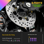 SPARTS TC4 Titanium Bolt Kit for Kawasaki ZX-4RR | Motorcycle Titanium Bolt Upgrade