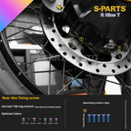 SPARTS BMW RnineT Titanium Alloy Motorcycle Bolt Upgrade Kit