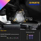SPARTS Titanium Bolt Set for 2023 XMAX300 | Yamaha Motorcycle Titanium Bolt Upgrade