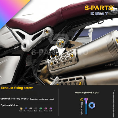 SPARTS BMW RnineT Titanium Alloy Motorcycle Bolt Upgrade Kit