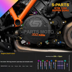 SPARTS KTM Super Duke 1290 · Full TC4 Titanium Bolt Kit｜Motorcycle Upgrade Set