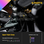 SPARTS Titanium Bolt Kit for Ultra Bee | Full Motorcycle Upgrade Set