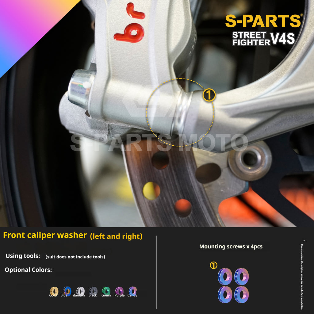 SPARTS Titanium Bolt Kit for Ducati Streetfighter V4S