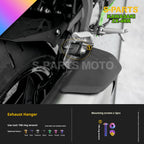 SPARTS TC4 Titanium Bolt Kit for Kawasaki ZX-4RR | Motorcycle Titanium Bolt Upgrade