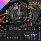 SPARTS TC4 Titanium Bolt Kit Compatible with KTM DUKE 790 – Full Motorcycle Fastener Upgrade