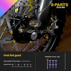 SPARTS Titanium Bolt Kit for Ultra Bee | Full Motorcycle Upgrade Set