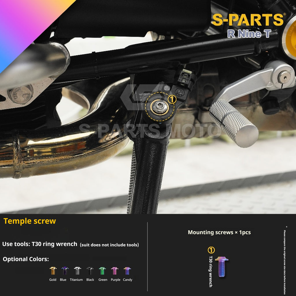 SPARTS BMW RnineT Titanium Alloy Motorcycle Bolt Upgrade Kit