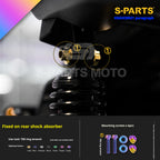 SPARTS Titanium Bolt Kit for 2021 Yamaha XMAX 300 Motorcycle Upgrade