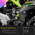 SPARTS TC4 Titanium Bolt Kit for Kawasaki Z900 2021 | Motorcycle Titanium Bolt Upgrade