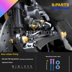 SPARTS Titanium Bolt Set for 2023 XMAX300 | Yamaha Motorcycle Titanium Bolt Upgrade