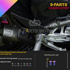 SPARTS TC4 Titanium Bolt Kit for Ducati Panigale V4SP Motorcycle