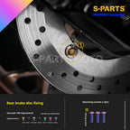 SPARTS Titanium Bolt Kit for 2021 Yamaha XMAX 300 Motorcycle Upgrade