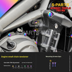 SPARTS Titanium Screw Set for Triumph Street Triple RS –CNC Titanium Upgrade Kit