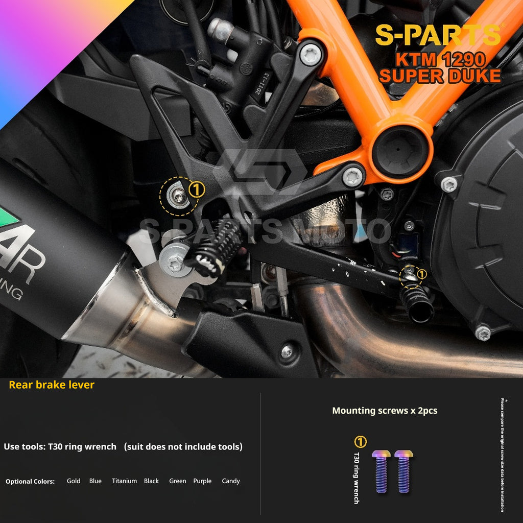 SPARTS KTM Super Duke 1290 · Full TC4 Titanium Bolt Kit｜Motorcycle Upgrade Set