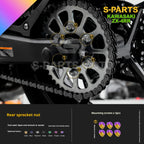 SPARTS TC4 Titanium Bolt Kit for Kawasaki ZX-4RR | Motorcycle Titanium Bolt Upgrade