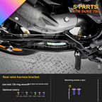 SPARTS TC4 Titanium Bolt Kit Compatible with KTM DUKE 790 – Full Motorcycle Fastener Upgrade