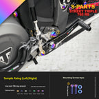 SPARTS Titanium Screw Set for Triumph Street Triple RS –CNC Titanium Upgrade Kit